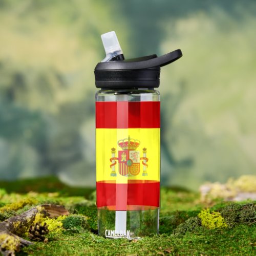 Spanish Flag Patriotic Spain Espana National Pride Water Bottle