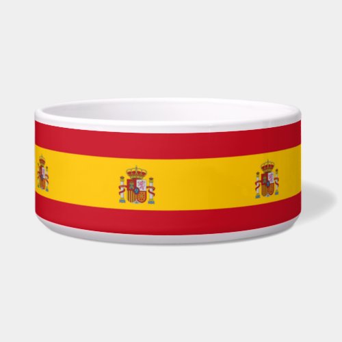 Spanish Flag Pet Bowl