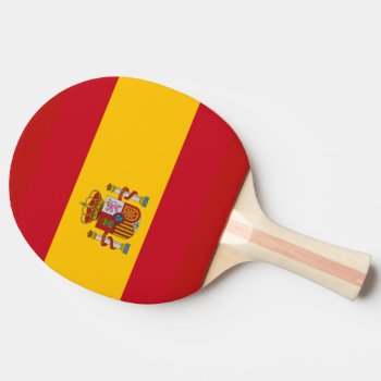 Spanish Flag Ping-pong Paddle by pdphoto at Zazzle