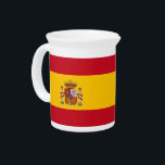 Spanish Flag Pitcher<br><div class="desc">Enhance your serving collection with our stunning pitcher featuring the flag of Spain! This beautifully crafted pitcher is designed to combine elegance with a spirited representation of Spanish pride, prominently displaying the vibrant colors of the Spanish flag. Perfect for serving beverages at gatherings, celebrations, or casual dinners, this pitcher allows...</div>