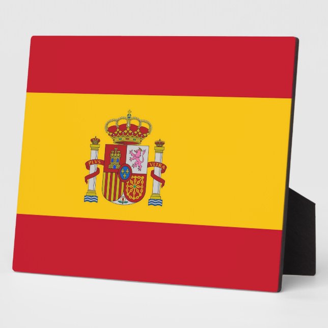 Spanish Flag Plaque (Side)