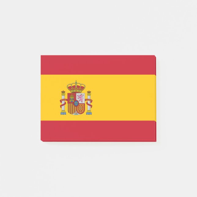 Spanish flag post-it notes (Front)