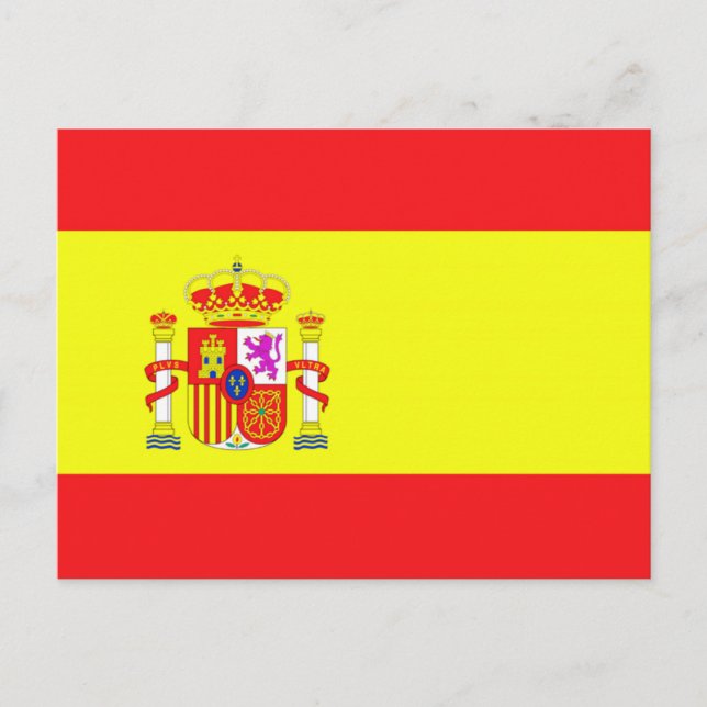 Spanish Flag Postcard (Front)