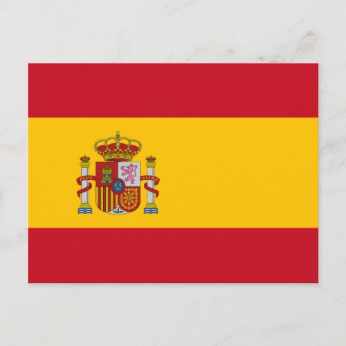 Spanish flag postcard