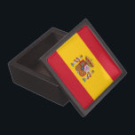 Spanish Flag Premium Gift Box<br><div class="desc">Elegant Premium Gift Box with Flag of Spain. This product its customizable.</div>