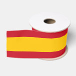 Spanish flag ribbon, fashion colours of Spain Grosgrain Ribbon