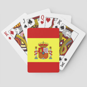 Spanish Flag Rojigualda & Royal Seal Playing Cards