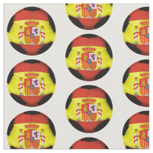 Spanish Flag Soccer Ball Fabric