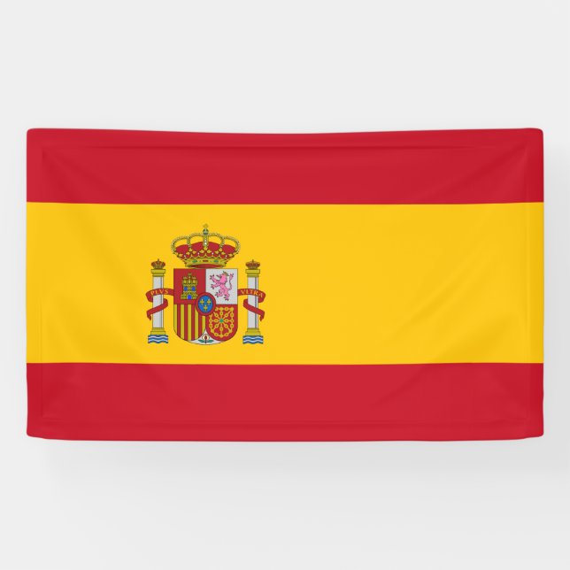 Spanish Flag (Spain) Banner (Horizontal)
