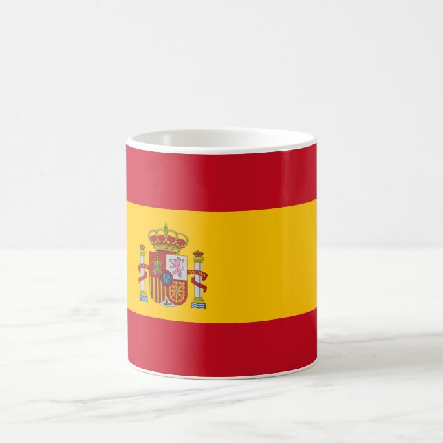 Spanish Flag (Spain) Coffee Mug (Center)