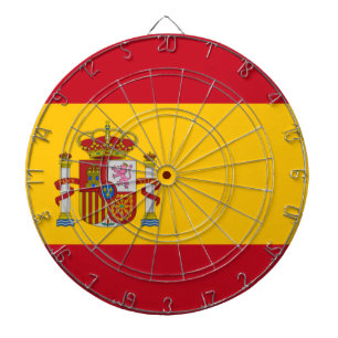 Spanish Flag (Spain) Dart Board