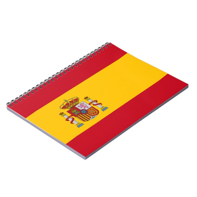 Spanish Flag (Spain) Notebook (Left Side)