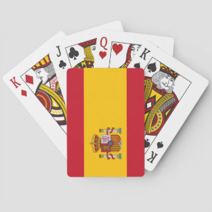 Spanish Flag (Spain) Poker Cards