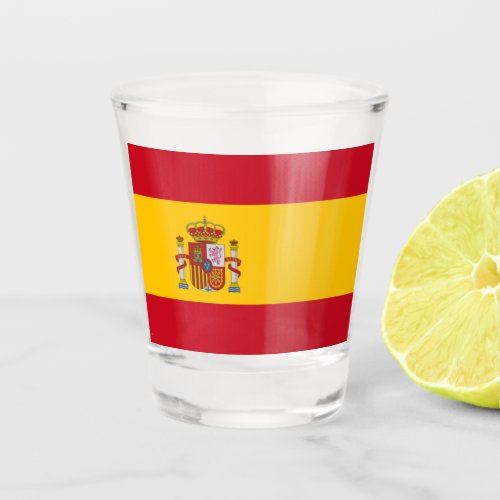 Spanish Flag Spain Shot Glass
