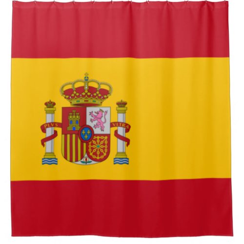 Spanish Flag Spain Shower Curtain