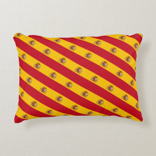 Spanish Flag & Spain travel, holiday /sport fans Accent Pillow