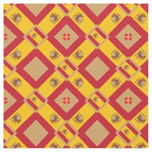 Spanish Flag & Spain Trendy Fabric fashion