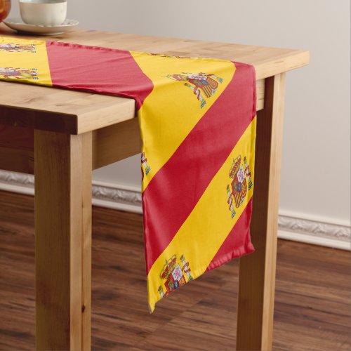 Spanish flag  Sports fans house  Spain Short Table Runner