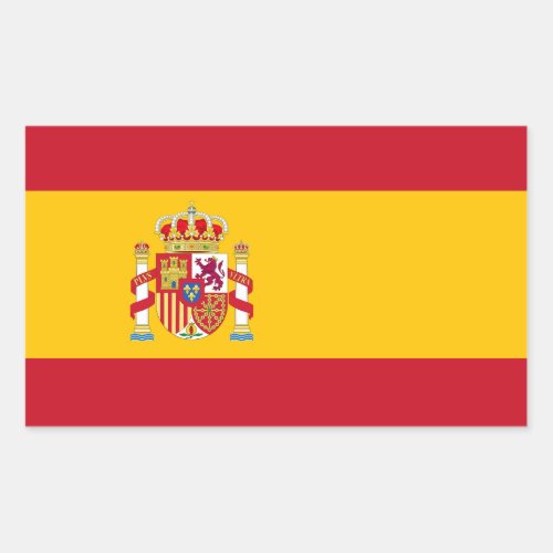 Spanish flag stickers