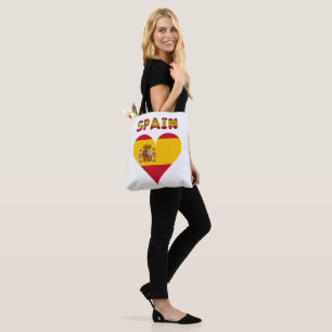 Spanish flag tote bag