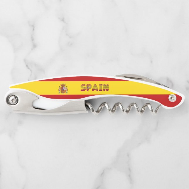 Spanish flag waiter's corkscrew (Front)