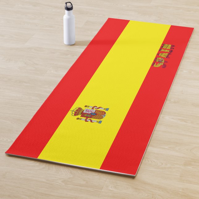 Spanish flag yoga mat (In Situ)