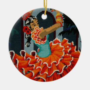 Spanish Flamenco Dancer Ornament