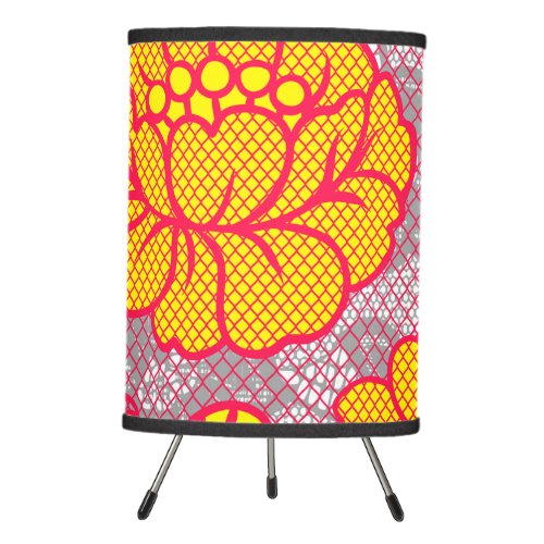 Spanish floral print lamp design_2