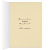Spanish Floral Rosary Birthday Religious Scripture Cards (Inside (Right))