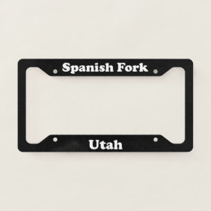 Spanish Fork UT - LPF License Plate Frame