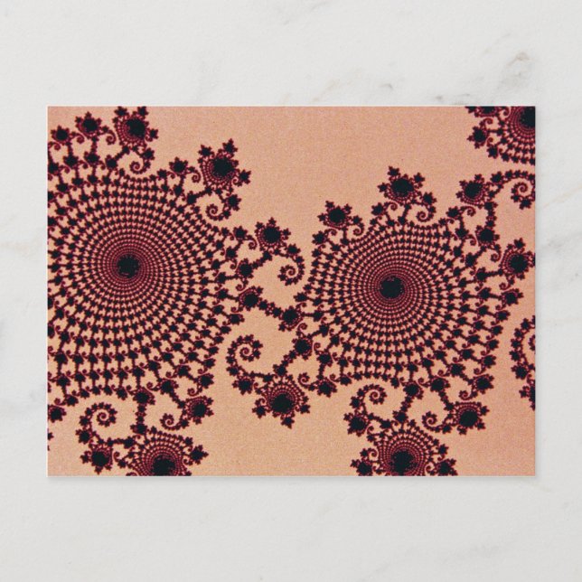 Spanish Fractal Postcard (Front)