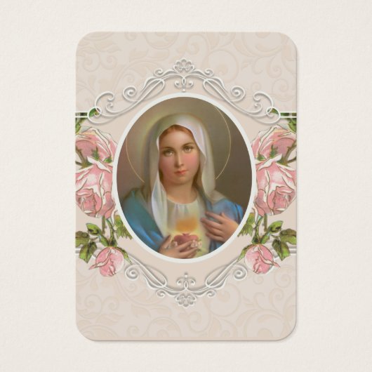 Spanish Funeral Religious Virgin Mary Holy Prayer (Front)