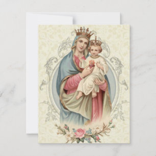 Spanish  Funeral Sympathy Holy Card Thank You