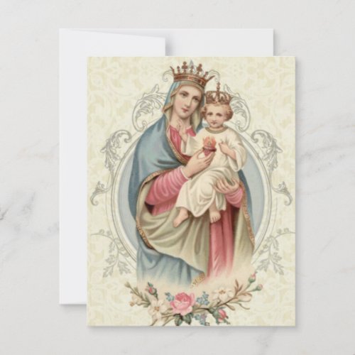 Spanish  Funeral Sympathy Holy Card Thank You