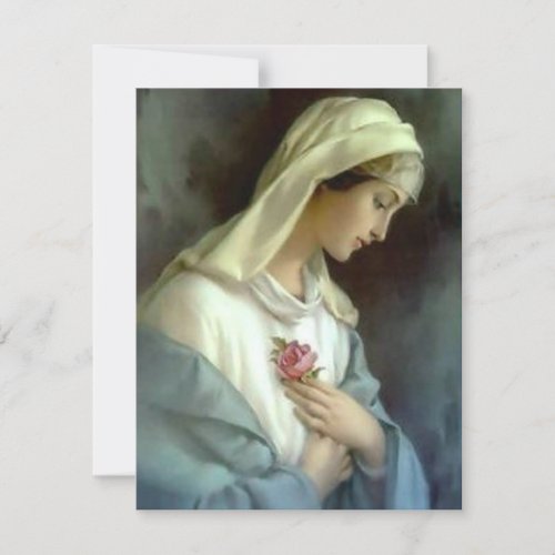 Spanish  Funeral Sympathy Holy Card Thank You