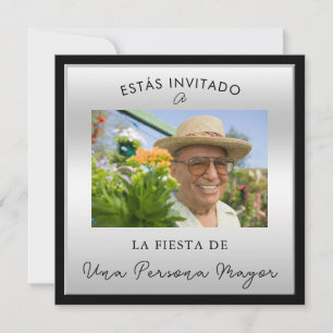 Spanish Funny Photo "Old Persons" 65th Birthday Invitation