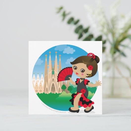 Spanish girl (Standing Front)