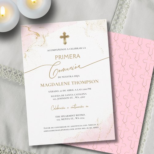 Spanish Girl First Holy Communion Primera Comunion