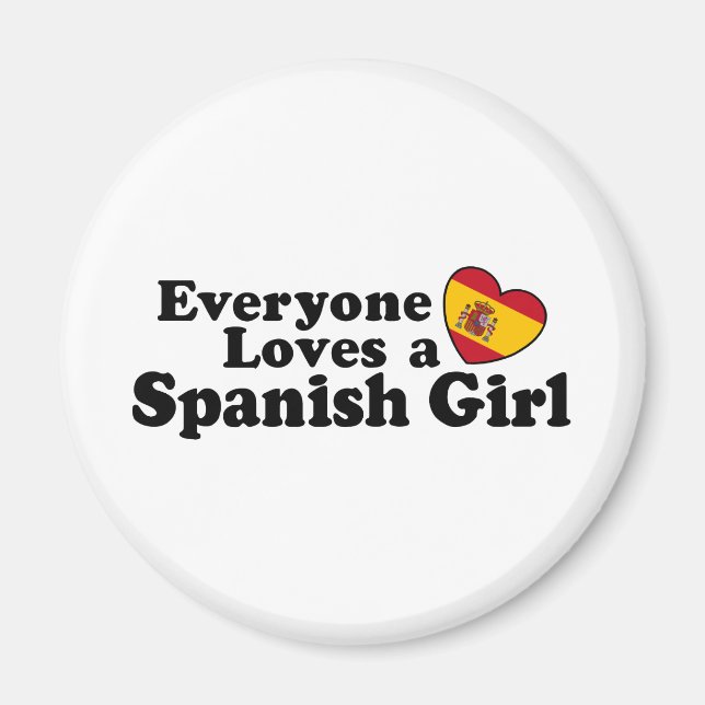 Spanish Girl Magnet (Front)