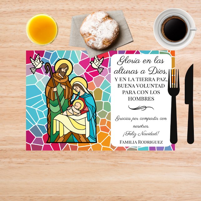 Spanish Glory to God in the Highest Christmas Paper Pad (Creator Uploaded)