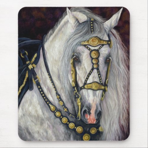 Spanish Gold  _ Andalusian Stallion  Mousepad