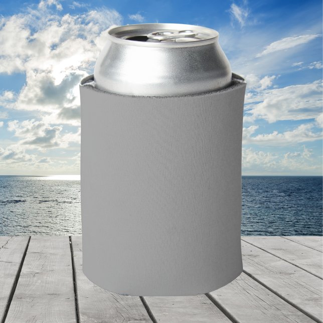 Spanish Gray Solid Color Can Cooler (Creator Uploaded)