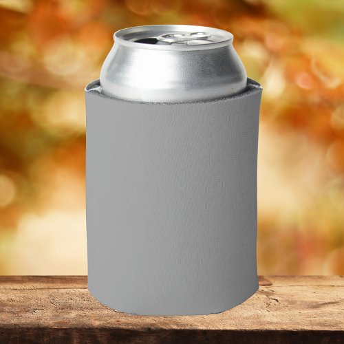 Spanish Gray Solid Color Can Cooler