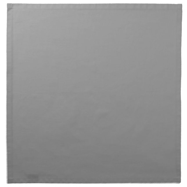 Spanish Gray Solid Color Cloth Napkin (Front)