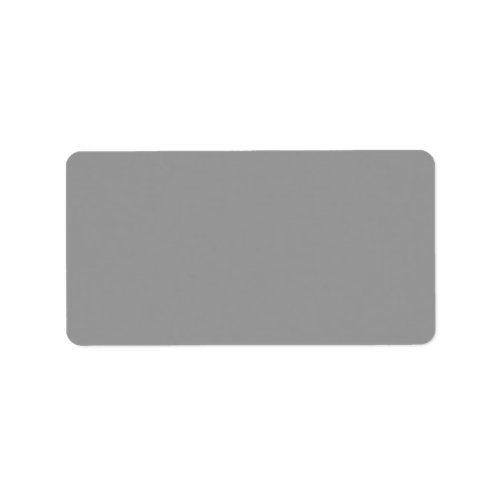 Spanish Gray Solid Color Label
