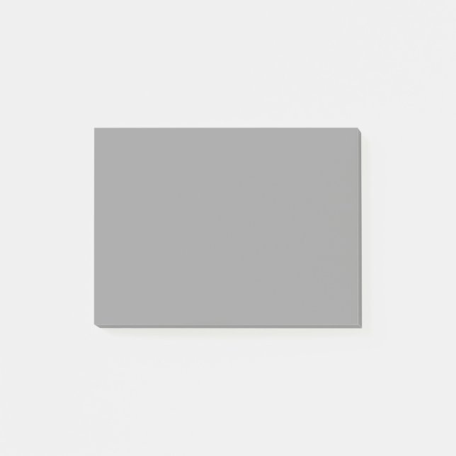 Spanish Gray Solid Color Post-it Notes (Front)