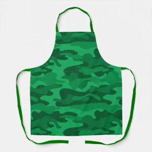 Spanish Green Monocolor Camo Apron