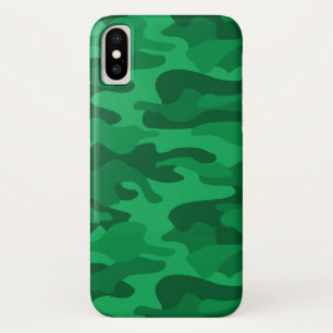 Spanish Green Monocolor Camo iPhone X Case