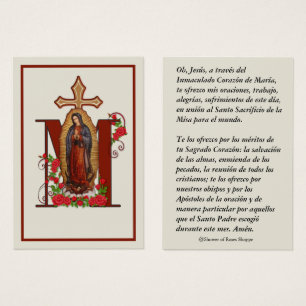 Spanish Guadalupe Catholic Morning Offering Prayer