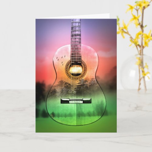Spanish guitar Greeting Card